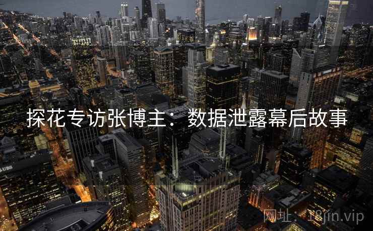 探花专访张博主：数据泄露幕后故事