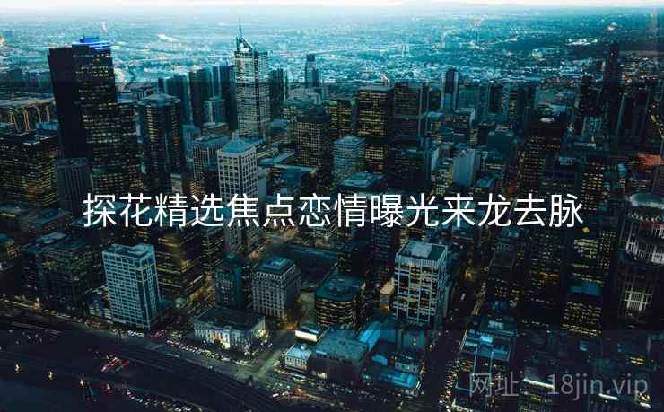 探花精选焦点恋情曝光来龙去脉