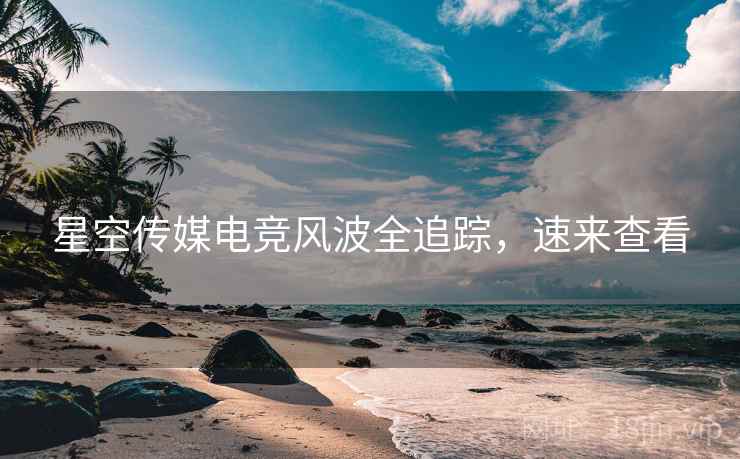 星空传媒电竞风波全追踪，速来查看