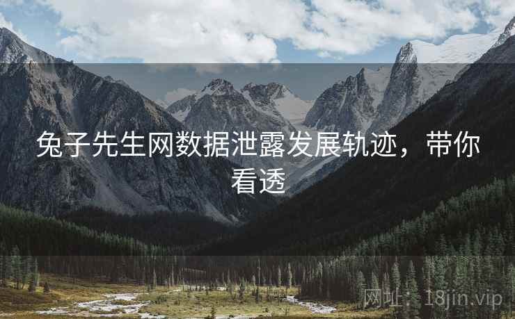 兔子先生网数据泄露发展轨迹，带你看透