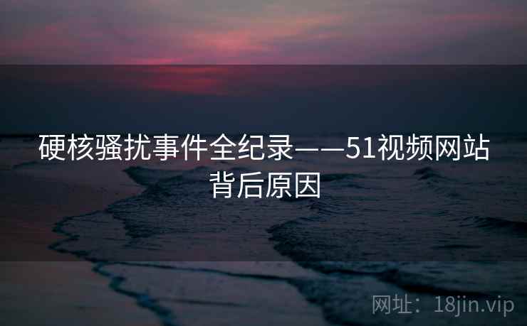 硬核骚扰事件全纪录——51视频网站背后原因