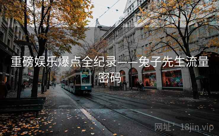 重磅娱乐爆点全纪录——兔子先生流量密码