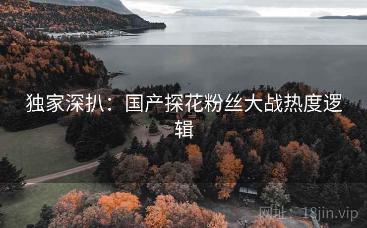独家深扒：国产探花粉丝大战热度逻辑